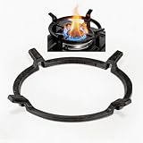 1 Stück Gusseisen Wok Ring Runder Gasherd Brenner Ständer Stand Herd Herd Zubehör für Gasherd Cooker(Durchmesser ca:16cm)