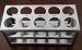 Stainless Steel Test Tube Rack, 10 Holes, 30 Mm (1 1/8"), 50 Ml