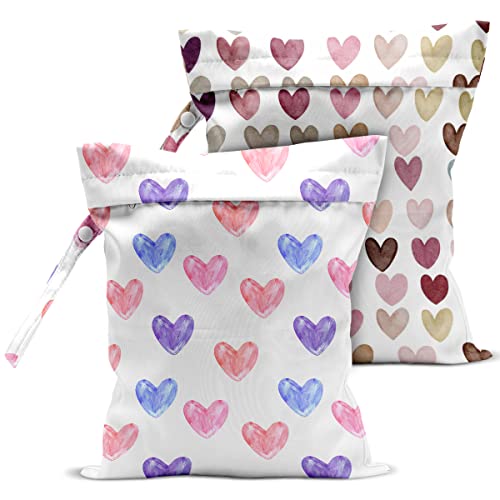 Image of zcyxuuw 2 Pcs Wet Bag, Wet Dry Bag, Wet Bag for Swimsuit, Travel, Beach, Pool, Diapers, Dirty Yoga Gym Clothes, Toiletries, Makeup Bag, Lemon Decor Lemon Gifts Birthday Gift Ideas for Women s.