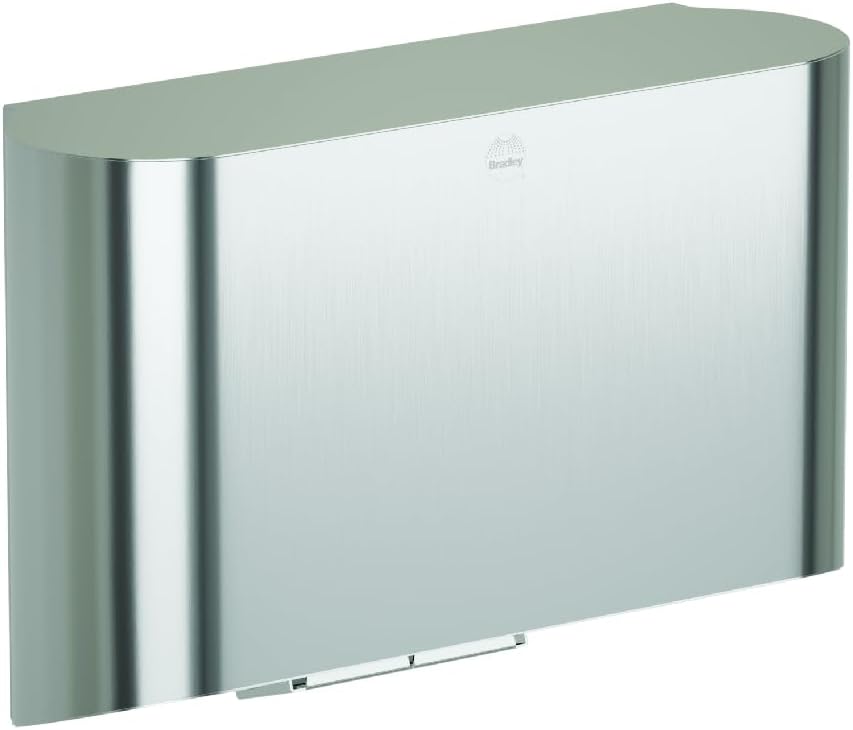 Bradley Elvari Surface-Mounted Hand Dryer, Adjustable Air Speed and Sensing Distance, Carbon Filter, ADA Compliant, Satin Finish, Stainless Steel, 2B4