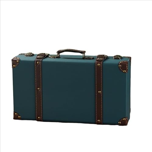 ZLBYXLU キャリーケース 木製スーツケース 写真撮影の小道具 ヴィンテージの職人技 強く 耐久性のある 家の装飾に適しています (L,F)