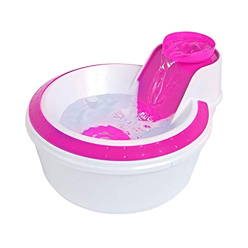Petlon Fonte Bebedouro Cães Gatos Filtro 2L Água Elétrico Rosa 220V