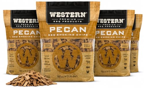 Western Pecan BBQ Smoking Chips 4 Pack