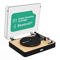 BLUETOOTH CONNECTIVITY: Easily pair this vinyl player with any Bluetooth speaker or headphones. There is also an RCA output, along with speaker left and right output. Add the Uplift bookshelf speakers to complete your Marley Turntable setup. Please N...