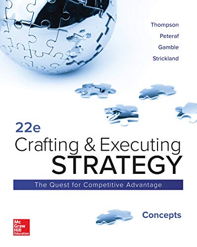 Crafting and Executing Strategy: Concepts (English Edition) livre En ligne