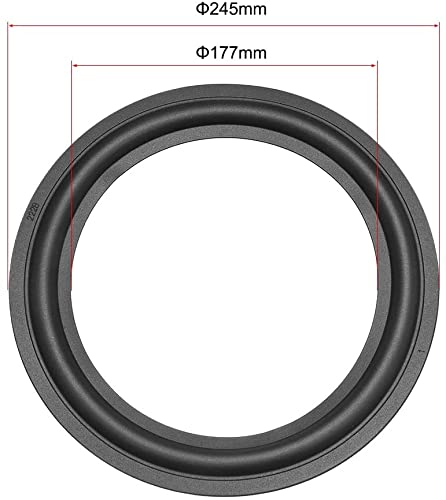 XYWHPGV 10inch Rubber Speaker Edge Surround Rings Replacement Part for Speaker Repair or DIY(92083 1f41b e9cfe 37a0d d5838 1c18d