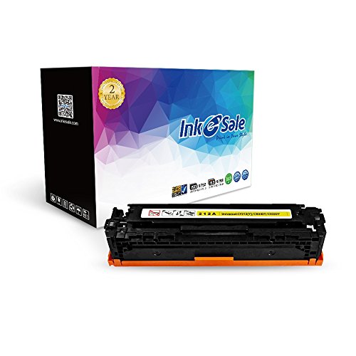 INK E-SALE Replacement for 131A CF212A Toner Cartridge for use with Laserjet Pro 200 Color M251nw, MFP M276nw Printers Yellow 1 Pack