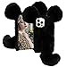 CESTOR Souris Queue Peluche Coque pour iPhone 7 Plus/8 Plus,Femmes Mignon Hiver Chaud 3D Fourrure de Lapin Velu Peluche Étui Souple Silicone TPU Anti-Choc Housse avec strass pailletés,Noir