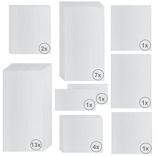 Zelsius Hohlkammerstegplatten Set 31-teilig | 6 mm Gewächshausplatte |...