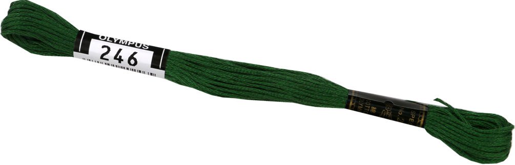 Fil écheveau broderie col 246 coton point de croix mercerie Japon 8m