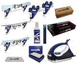 SKINSTAR Skiwax Set Skiwachs Starter Set Skispanner mit Belagsausbesserung 8- teilig