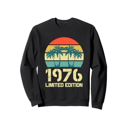Camisetas vintage de cumpleaños de 1976 para mujer, divertidas camisetas de cumpleaños de 1976 Sudadera