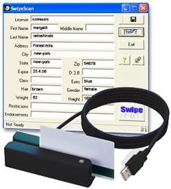 Amazon.com : CSSN Idscan Magnetic Reader : Computer Scanners : Office ...