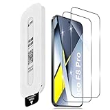 Aerku 2 Stück Schutzfolie für Xiaomi Poco F8 Pro für Panzerglas, 0.33mm Ultra-Klar Folie, Blasenfreie Auto Montage Displayschutz Schutzglas, 9H Härte Anti-Kratzen Displayschutzfolie