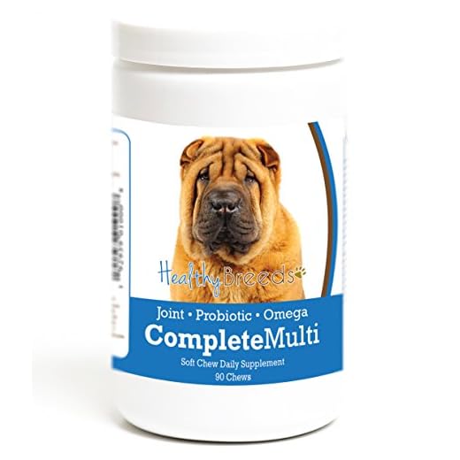 Healthy Breeds Chinese Shar Pei All in One Multivitamin Soft Chew 90 Count