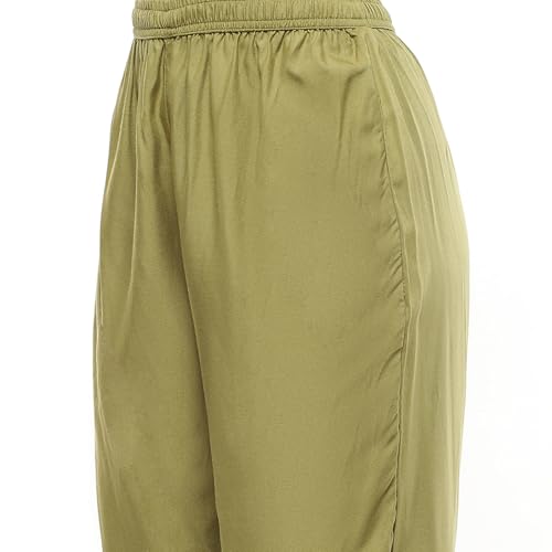 Image of BIBA Women Polyester Blend Embroidered Festive Kalidar Suit Set