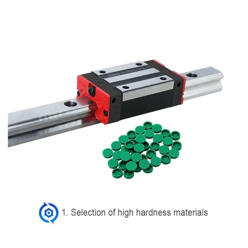 Guía lineal HGW15CC 700 mm con bloques para fresadora CNC 5