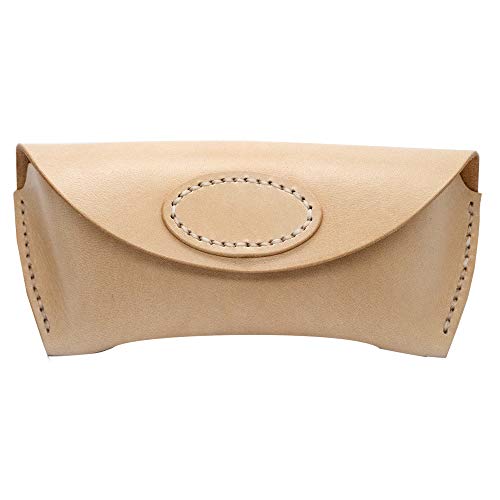 Realeather Kit de estojo de óculos de couro