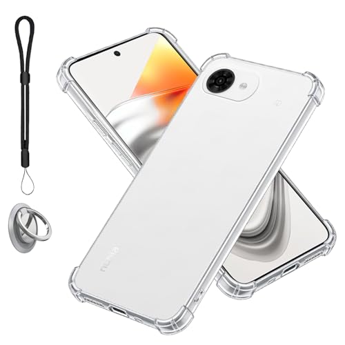 ZTE nubiaS2 Lite / S2R (Z6305R) 5G �p �P�[�X �ی�J�o�[ [HUKWIMO] TPU�� �\�t�g �_�炩����G�� �X�N���[�� & �J�����ی� �ϏՌ� ���^ �y�� �w��h�~ ��t�ȒP ���ϖh�~ ZTE nubia S2R �K