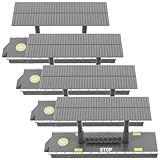 Amusez-vous à créer votre propre quai de gare avec ce kit ! laissez cours à votre créativité et construisez des agencements uniques. maquette de gare, idéal pour les enfants