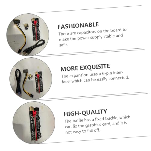 Set de 6 extensores PCI-e para tarjeta gráfica GPU miniatura 6