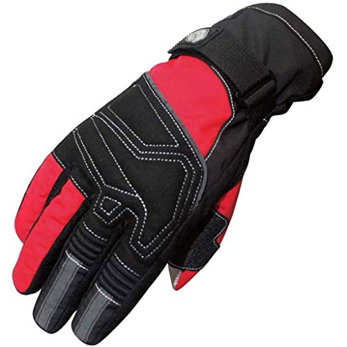 Gants de moto d'hiver imperméables et chauds pour homme avec écran tactile