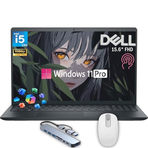 Dell Inspiron 3530 15 �^�b�`�X�N���[���m�[�g�p�\�R���AIntel 10-Core i5-1334U�A8GB RAM�A1TB SSD�AWindows 11 Pro�A8-in-1�n�u&�}�E�X�A15.6�C���`�A���`�O���AFHD IPS�f�B�X