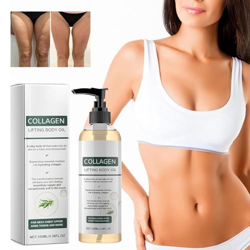 Generic Collagen Lifting Body Oil, Advanced Hydrating Collagen Oil for Body & After Shower, Anti Aging Moisturizing Collagen Body Oil for Women & Men Helps Soften Appearance of Crepe Skin & Wrinkles