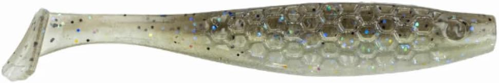 NetBait HexTek Blip Minnow | Soft Plastic Swimbait | Precision Finesse Paddle-Tail for Bass | Electric Shad, 3-Inch
