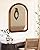 Arched Mirror 24 x 36 Inch,Brown Wood Rustic Bathroom Tempered Wall Mirror with Wood Frame,Round Corner Arch Farmhouse Wooden Vanity Mirror for Living Room,Entryway or Bedroom?Walnut Brown?