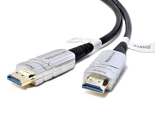 Image of BlueRigger Optical 4K HDMI Cable (4K@60HZ, 1080p FullHD, UHD, Ultra HD, 3D, High Speed with Ethernet, ARC, HDTV) (150 Feet / 45 Meters)