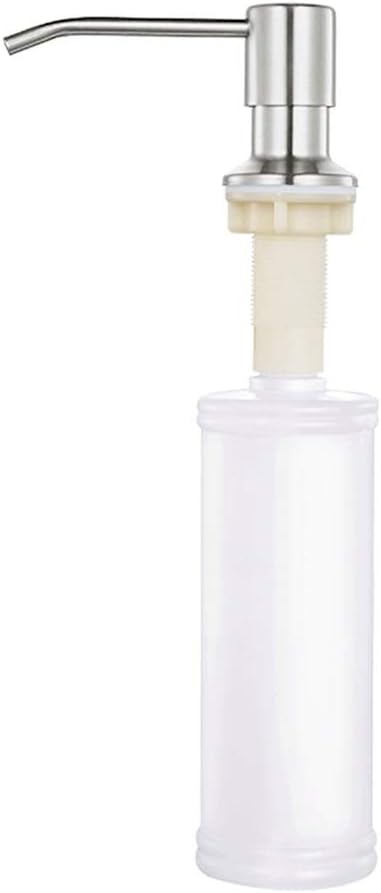 Soap Dispenser for Kitchen Sink Stainless Steel Pump Refillable Container,Built in Design soap Pump (350ml/11.8oz) Soap dispensers