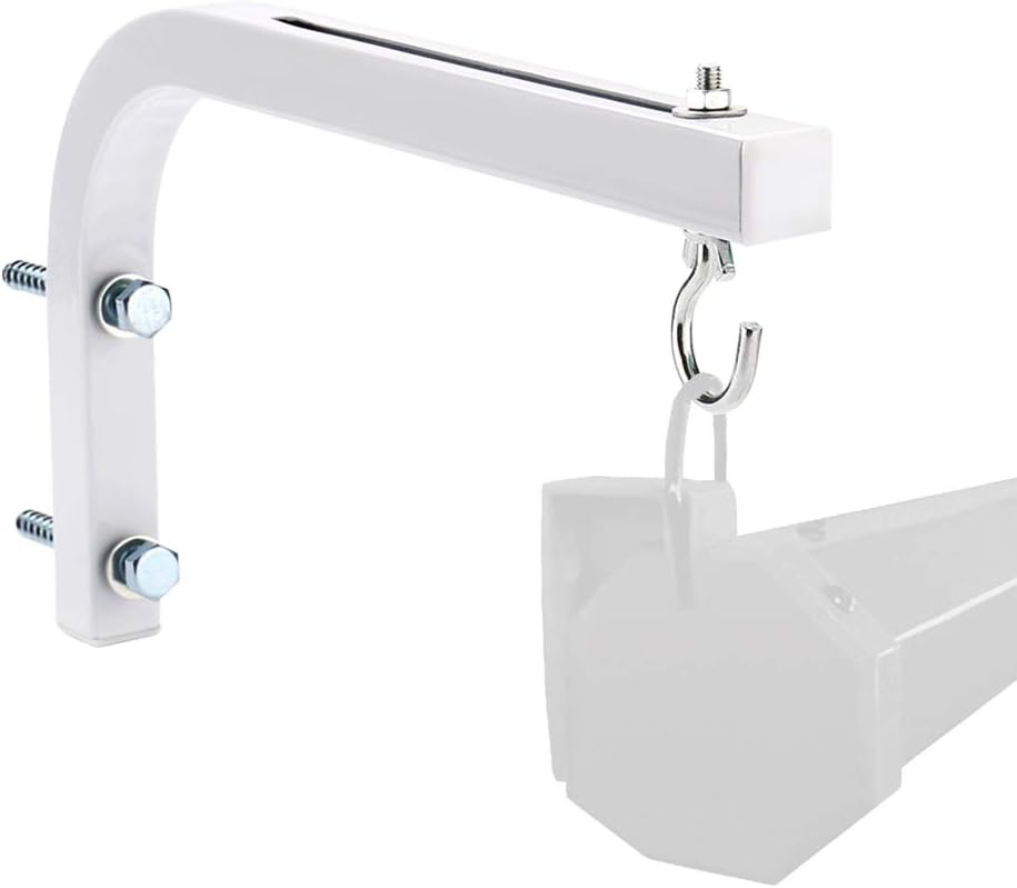 Zice Universal Wall Hanging 11" Adjustable Wall and Ceiling L Brackets Mounr for Projection Screens