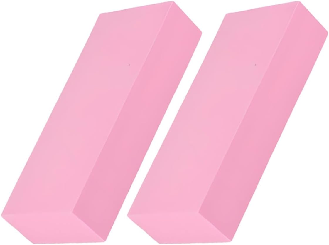 2pcs High-Density Artist Painting Sponges for Watercolor and Oil – Rose-Colored Water Absorbing Craft Sponges for Art Cleaning and Detailing