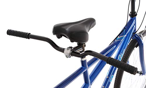 Pacific Dualie Adult Tandem Bike, 26-Inch Wheels, 2-Seater, 21-Speed, Linear Pull Brakes, Blue #TOP5