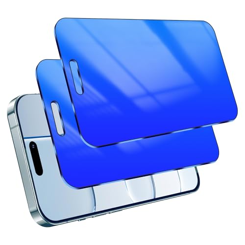 Image of Privacy Screen Protector for iPhone Air 2025 Anti-Spy 25 Gradient Tempered Glass for iPhone 17 Air Easy Installation Frame Anti Bluelight Full Coverage Film (6.5 inch Blue)