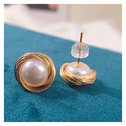 Boucles d'oreilles perles d'eau douce véritables, le cadeau d'anniversaire idéal en argent - 4