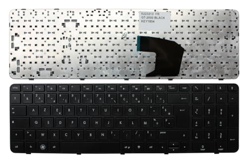 Clavier de remplacement pour ordinateur portable HP Pavilion G7-2050SF cadre noir