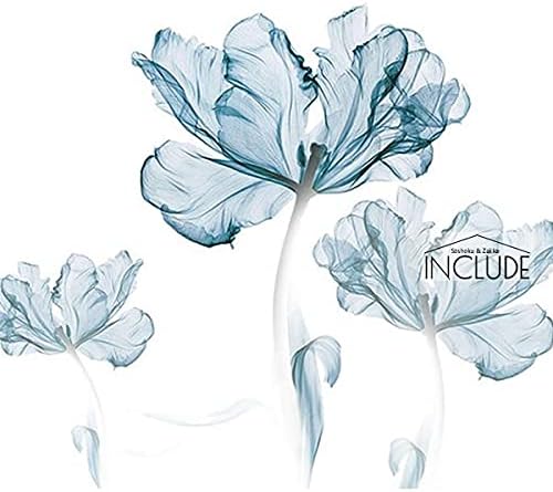 594円 店舗良い Include Atmosphere ウォールステッカー ２枚セット 青い花 ブルー 花 花びら コサージュ キラキラ 輝く 煌き 透明感 ブルーフラワー ラウンドブーケ アーティフィシャルフラワー ビンテージ 壁掛け カジュアル