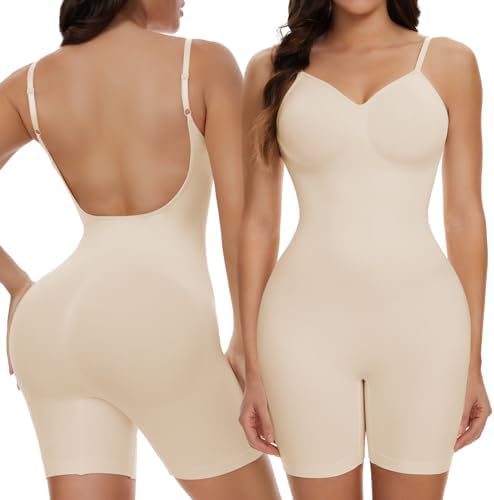 JOYSHAPER Backless Shapewear for Women Tummy Control Bodysuit Seamless Butt Lifter Body Shaper for Dress