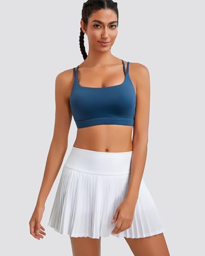 Image of RUNNING GIRL Sports Bras for Women High Support,Criss-Cross Back Strappy Bra Moulded Cup High Impact Workout Crop Tops