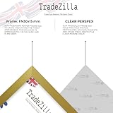 TradeZilla | Classy Gold 60 cm x 90 cm MDF Poster Frame for Family Photos Rectangle Wall Decoration 24 Inch x 36 Inch - [ Gold ] - Image 4