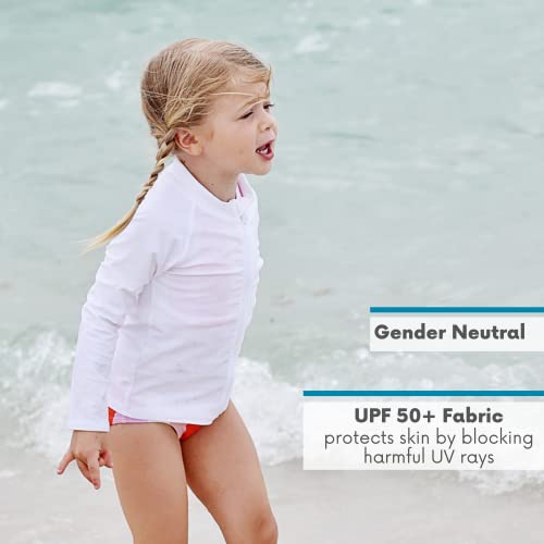 Swimzip Upf 50+ Long Sleeve Rash Guard For Boys And Girls - Baby thumb #2