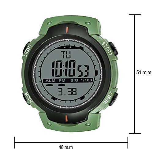 Image of FROZIL Shockproof Multi-Functional Multicolor Strap Waterproof Digital Sports Watch for Men's Kids Watch for Boys - Watch for Men