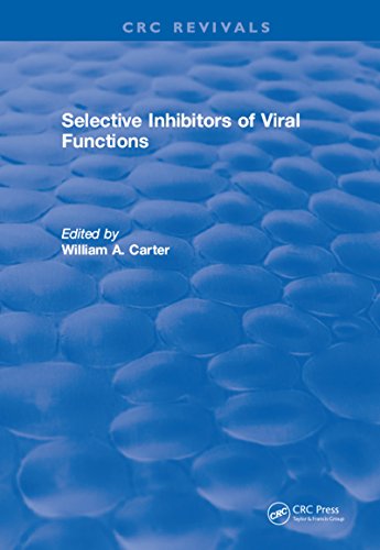Selective Inhibitors Of Viral Functions (English Edition) - Carter, W. A.