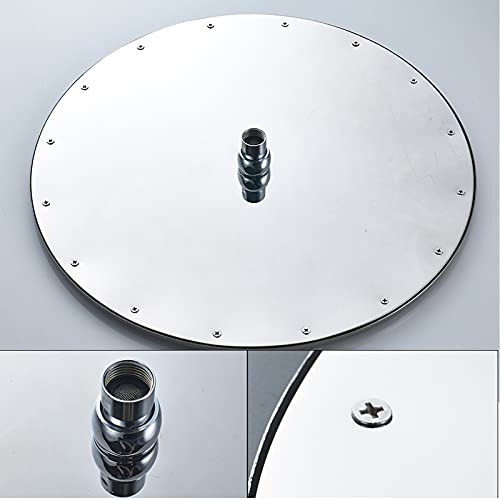 Robinet douche en laiton de qualité supérieure avec système pluie cachée et finition chromée - 5