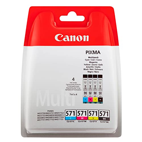 Cartouches d'encre d'origine Canon 0386C005 pack CMJN pour imprimante