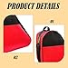 Zxpjkyu Roller Skate Bag Carry Handbag Lightweight Accessories Portable Skating Shoes Storage Bag, Red