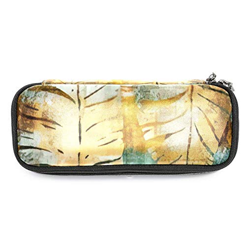 Preisvergleich Produktbild Personalisierbares farbiges Federmäppchen, Kapazität, Stifteetui, Doppelreißverschluss, Schreibwaren-Tasche, Kosmetiktasche mit Fächern für Mädchen, Jungen und Erwachsene