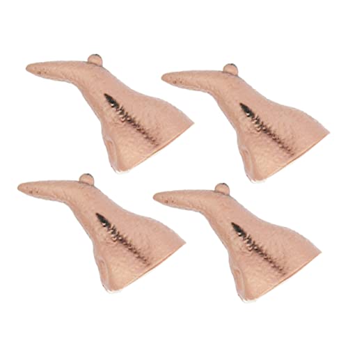 Vaguelly 4 peças nariz de bruxa máscara de máscara para as mulheres festa de Halloween máscara LED máscara de disfarces de disfarces acessórios disfarce de nariz borracha bege